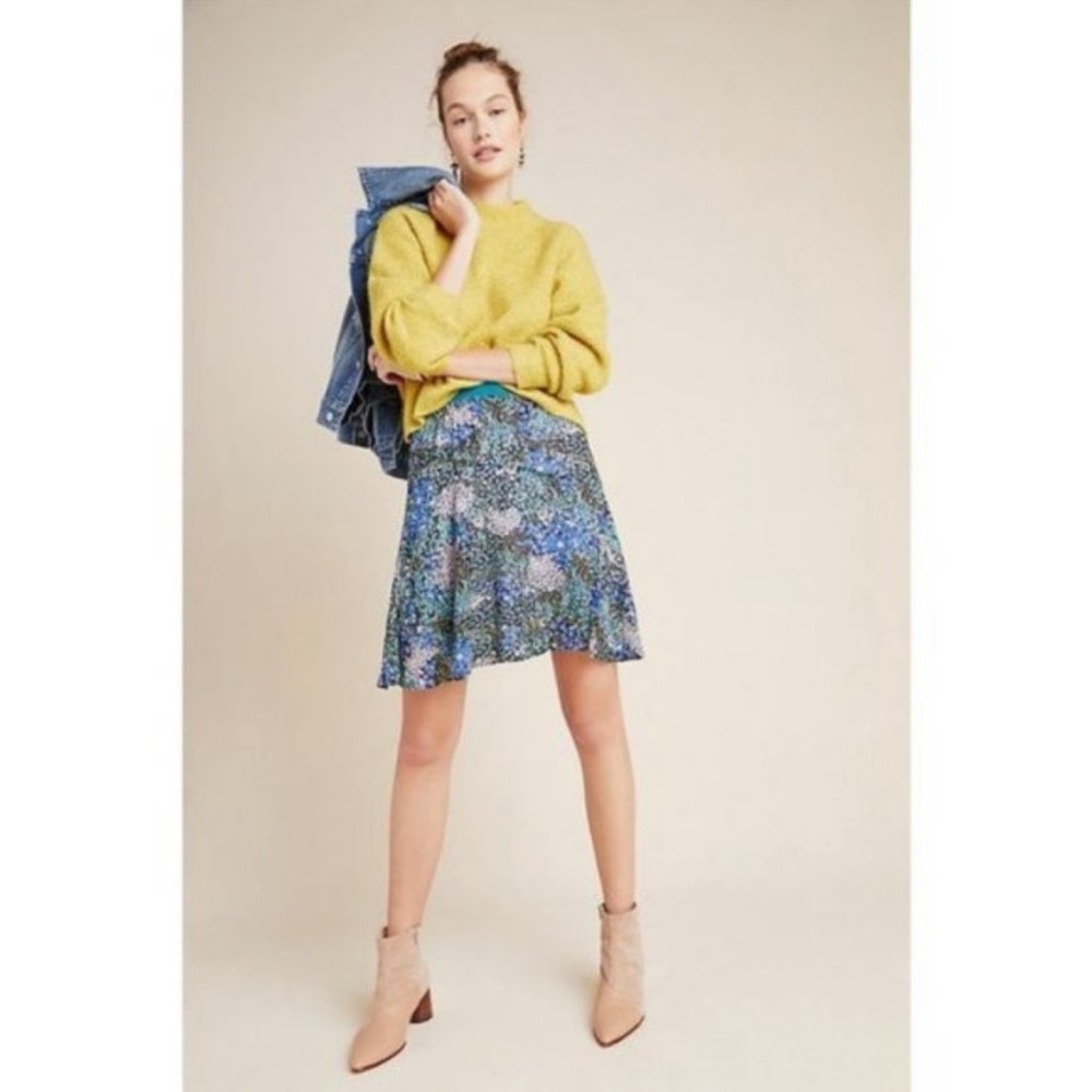 Anthropologie Maeve Kerry Mini Skirt - Picture 3 of 8
